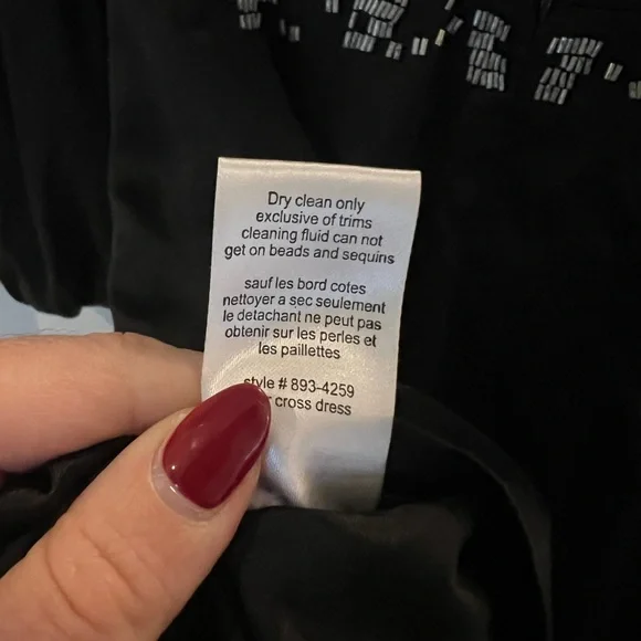 Nanette Lepor Silk Beaded Sleeved Mini Dress - Picture 12 of 13